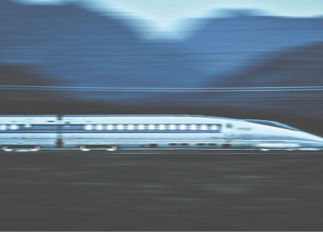 Japanese high-speed train of the Jr Nishi Nihon Shinkansen class 500 Photo JR-West